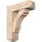 Ekena Millwork Merced Craftsman Smooth Bracket w/ Offset Brace, Douglas Fir, 7 1/2"W x 24"D x 28"H BKT0806X24X28MRC04SDF - alternate 1
